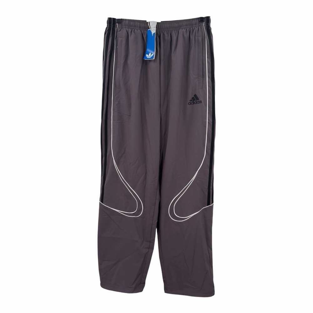 Adidas Teamgeist TP Adicolor Track Pants JW5870 Men's Size M Gray Drawstring Gym